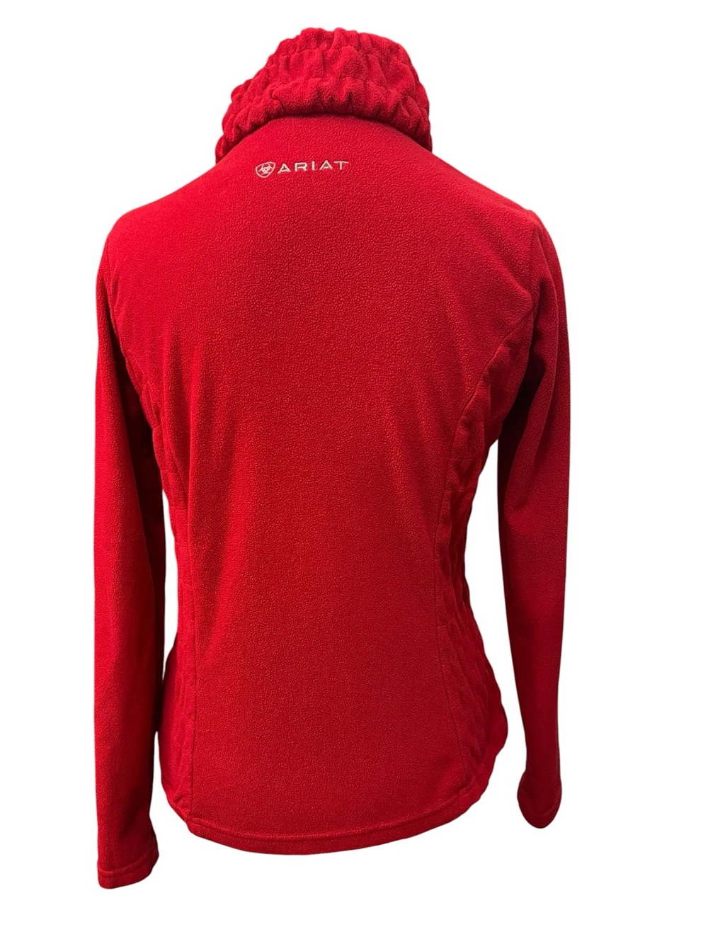 Ariat Women's Red Full-Zip Fleece Utility Jacket Sz S EUC - Picture 3 of 9